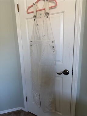 Sunday Best Cream Wide-Leg Overalls Jumpsuit